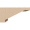 Ekena Millwork 5"W x 10"D x 5"H Wide Burlington Rough Cedar Woodgrain TimberThane Corbel, Primed Tan CORUR05X10X05BURRCPR - alternate 4